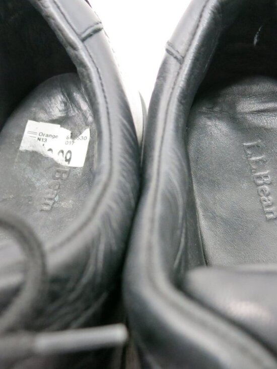 L. L. Bean Black Leather Casual Dress Men\'s Footwear Oxfords Oxfords Sz 13 M main image 4